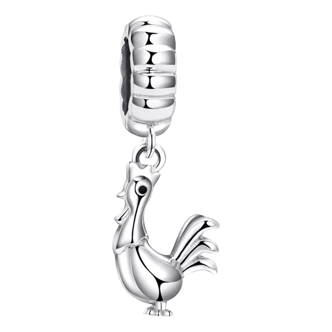 moreel Moeras Gastvrijheid Bedel haan charm | 925 Sterling Zilver Bedel.Shop