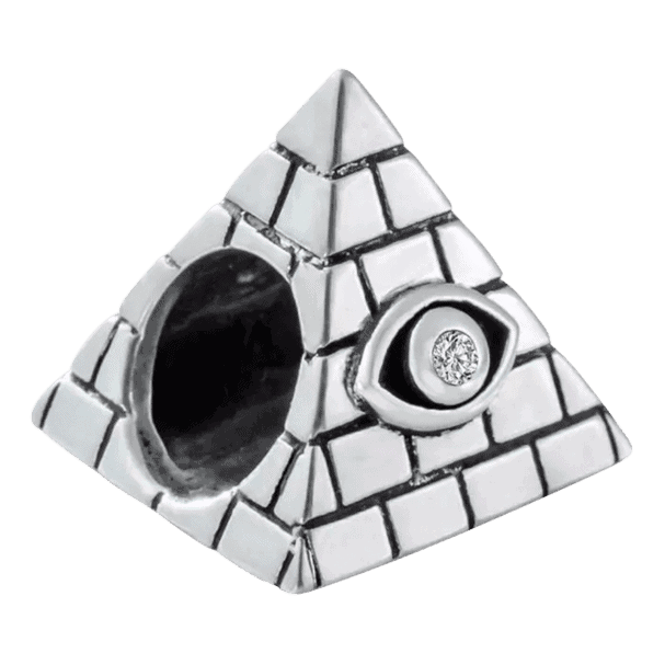 Colgante Piramide Egipcia En Plata Fina 925, Con Cadena | Cuotas Sin - Foto 3