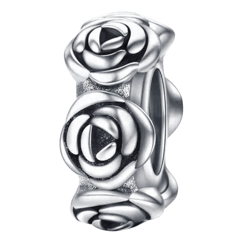 Ga terug Plantkunde Bewijs Spacer Roosjes | Bloem spacer | 925 Sterling Zilver