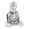 Product Afbeelding vooraanzicht van onze nieuwe boeddha bedel. Deze bouddha bead is gemaakt van 925 sterling zilver en heeft veel gedetailleerde kenmerken van de boedha. Uiteraard gemaakt van 925 sterling zilver en keurmerk stempel.