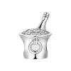 Product Afbeelding Vooraanzicht van onze jubileum collectie. Deze bead met champagne ijs en emmer is een echt feest bedel. De bedel is volledig gemaakt van 925 sterling zilver. De details zijn allemaal zichtbaar. Een echt coole bedel als je een feestje te vieren hebt.