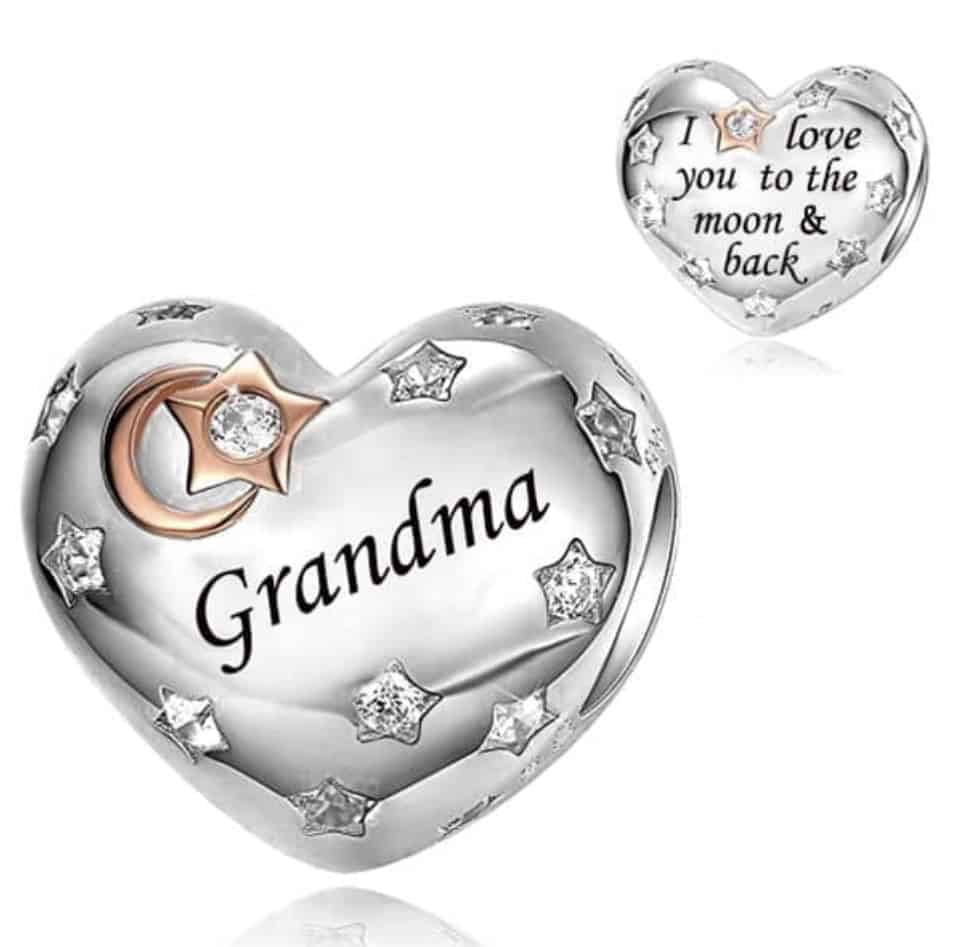 Skim Vermomd Gloed Bedel oma hart | Love you grandma | 925 Sterling Zilver