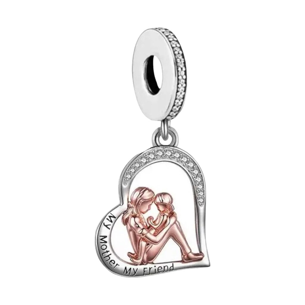 NINGAN Ich liebe dich für immer Charm Bedel Hanger 925 Sterling Zilver