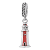 Vooraanzicht van onze nieuwe happy holland collectie, de vuurtoren. Deze prachtige gedetaileerde vuurtoren is gemaakt van 925 sterling zilver en ingelegd met rode emaille. Deze vuurtoren is lekker hollands en staat prachtig aan je ketting of bedelarmband.