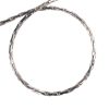 Product Afbeelding Bovenaanzicht van onze prachtige cobra slangen ketting. Deze ketting is verkrijgbaar in verschillende maten en gemaakt van 925 sterling zilver. Met stevig slot