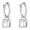 Product Afbeelding Vooraanzicht van onze nieuwe oorbellen uit de horoscoop collectie. Deze prachtige oorringen met het horoscoopteken ram zijn een echte eyecatcher aan je oren. Deze oorbelletjes zijn gemaakt van 925 sterling zilver.